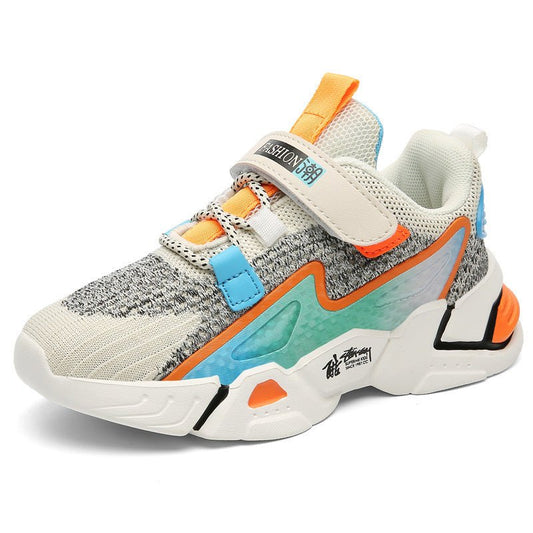 Children's Flying Knit Sneakers, Boys' Casual Sneakers - AGB LuxeDrop