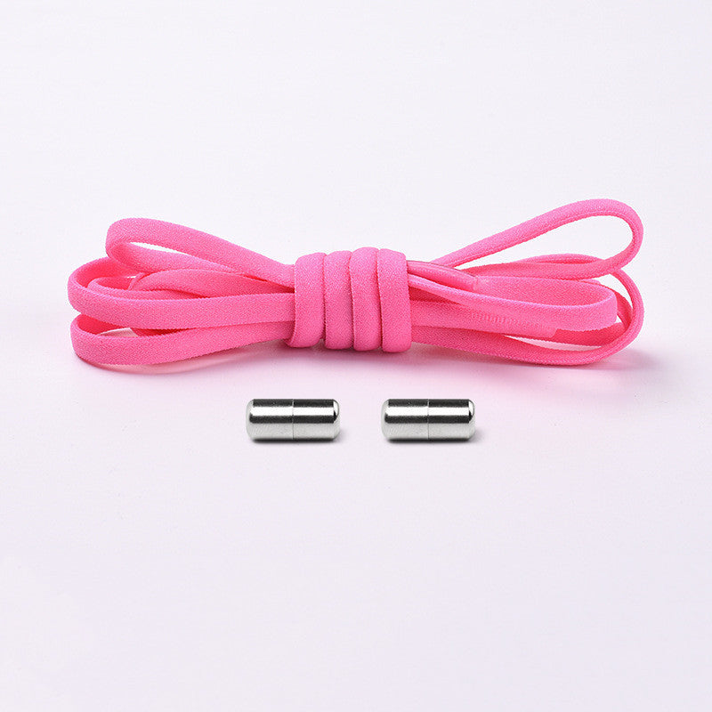 Shoe Laces For Kids And Adult Sneakers Quick Lazy Metal Lock Laces Shoe Strings