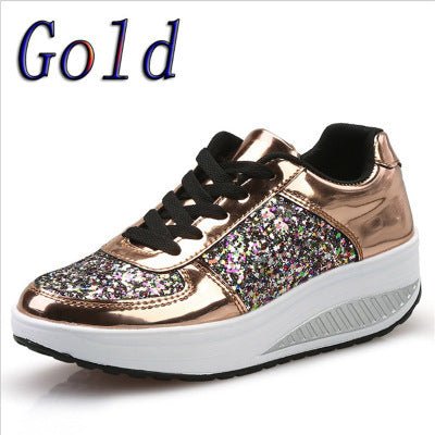 Sequin women's sneakers - AGB LuxeDrop