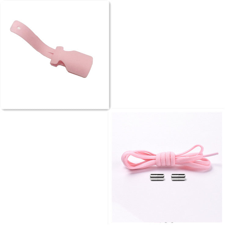 Shoe Laces For Kids And Adult Sneakers Quick Lazy Metal Lock Laces Shoe Strings