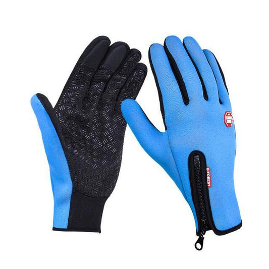 Winter Gloves Touch Screen Riding Motorcycle Sliding Waterproof Sports Gloves With Fleece - AGB LuxeDrop