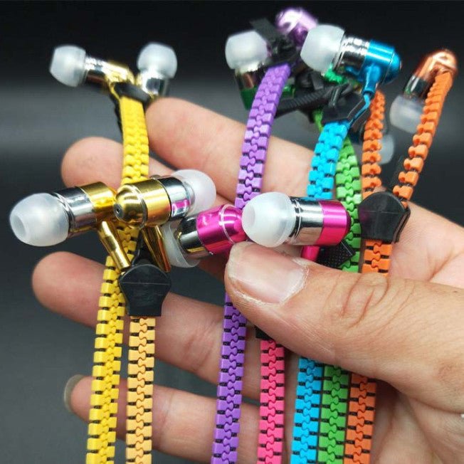 Glowing Zipper Earphones - AGB LuxeDrop