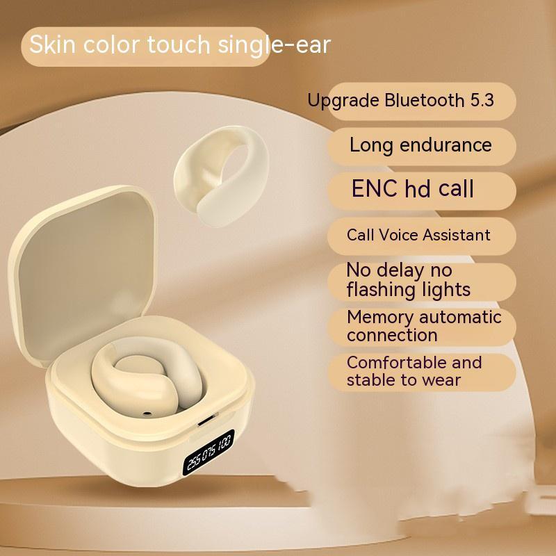 Digital Display Earclip Bluetooth Earphones - AGB LuxeDrop