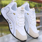 Fashion Colorblock Lace-up Sneakers For Men Sports Shoes