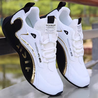 Fashion Colorblock Lace-up Sneakers For Men Sports Shoes