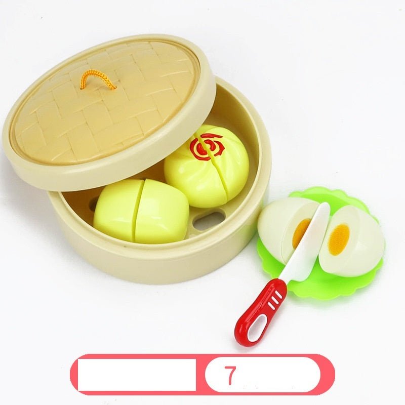 Children Cut Fruit, Toys, Kitchens, Vegetables, Babies, Boys and Girls Cut Steamed buns, Cherry Suit - AGB LuxeDrop