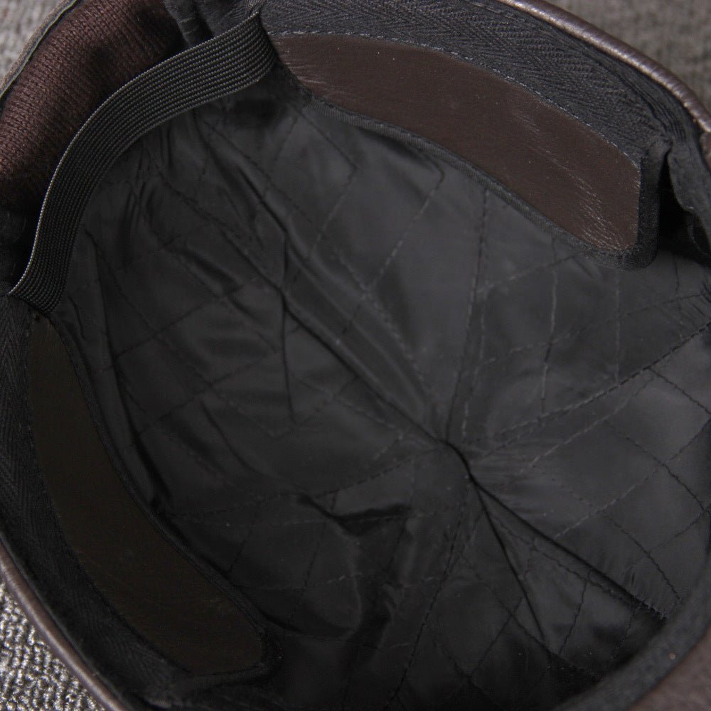 Monochrome cowhide hat - AGB LuxeDrop