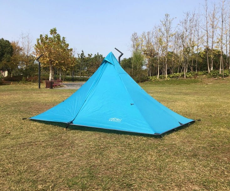 Portable camping pyramid tent single outdoor equipment camping supplies - AGB LuxeDrop
