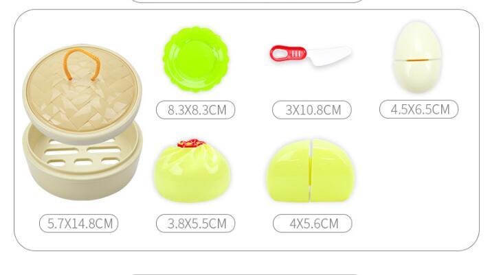 Children Cut Fruit, Toys, Kitchens, Vegetables, Babies, Boys and Girls Cut Steamed buns, Cherry Suit - AGB LuxeDrop