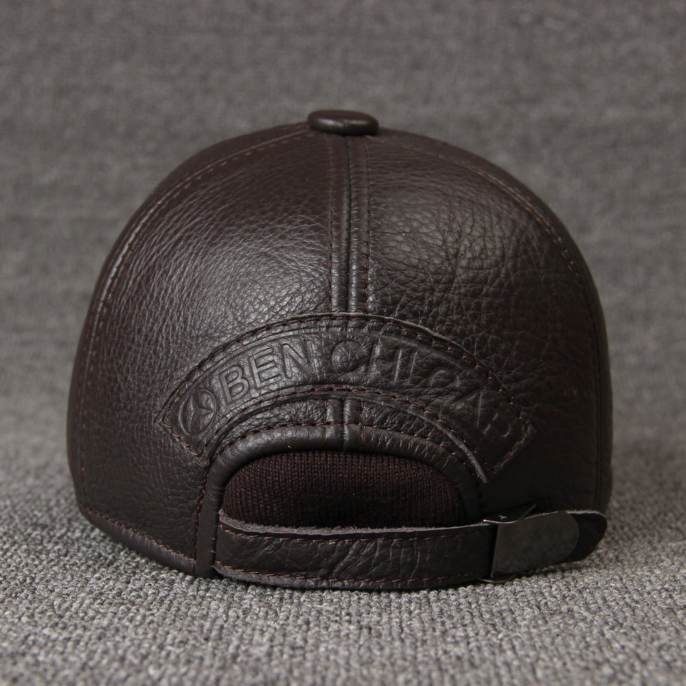 Monochrome cowhide hat - AGB LuxeDrop