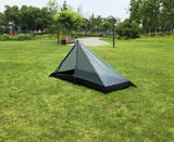 Portable camping pyramid tent single outdoor equipment camping supplies - AGB LuxeDrop