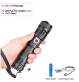 USB Charging Zoom P50 Flashlight - AGB LuxeDrop