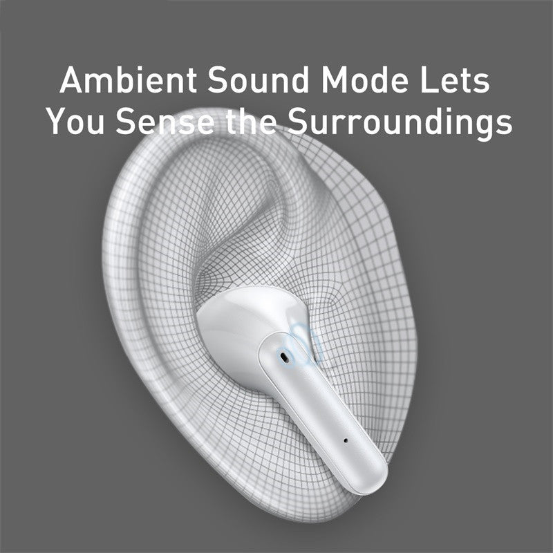 Dual Monaural Switching Noise - cancelling Earphones Waterproof Sound - activated Music Earphones - AGB LuxeDrop