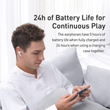 Dual Monaural Switching Noise - cancelling Earphones Waterproof Sound - activated Music Earphones - AGB LuxeDrop