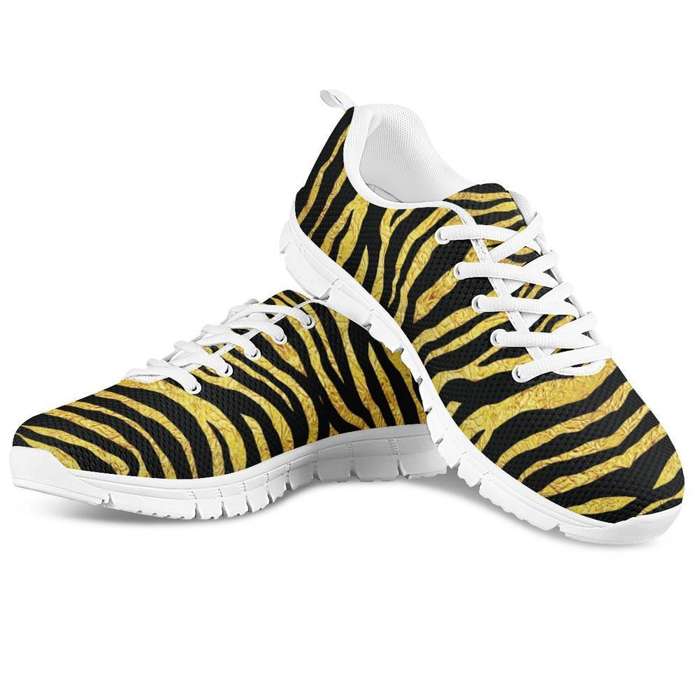 White Bottom Sneakers Custom Pattern Black Stripes New Outdoor Sneakers Casual Travel Running Shoes Men's And Women's Shoes - AGB LuxeDrop