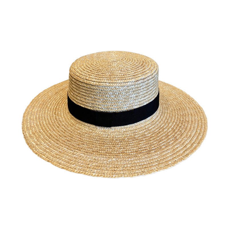 Woven Raffia Straw Hat Female Sunscreen Sunshade - AGB LuxeDrop