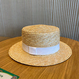 Woven Raffia Straw Hat Female Sunscreen Sunshade - AGB LuxeDrop