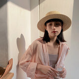 Woven Raffia Straw Hat Female Sunscreen Sunshade - AGB LuxeDrop
