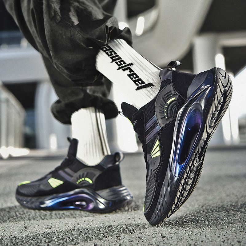 Student Sneakers Men's Basketball Low - Top Men's Sports And Leisure Shoes Men's Korean Version Of The Trend Of All - Match Youth Running Shoes - AGB LuxeDrop