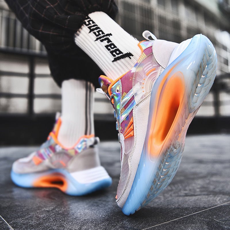 Student Sneakers Men's Basketball Low - Top Men's Sports And Leisure Shoes Men's Korean Version Of The Trend Of All - Match Youth Running Shoes - AGB LuxeDrop