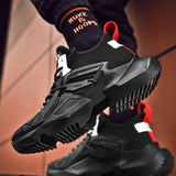Dark Ares Sneakers Spring And Summer Breathable Black Running Daddy Blade Iron Riding Net Red Shoes Men'S Trendy Shoes - AGB LuxeDrop