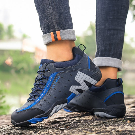 Men'S And Women'S Couple Hiking Shoes, Men'S Outdoor Travel Sports Shoes, Men'S Leather, Non - Slip Travel Hiking Outdoor Shoes, Women - AGB LuxeDrop