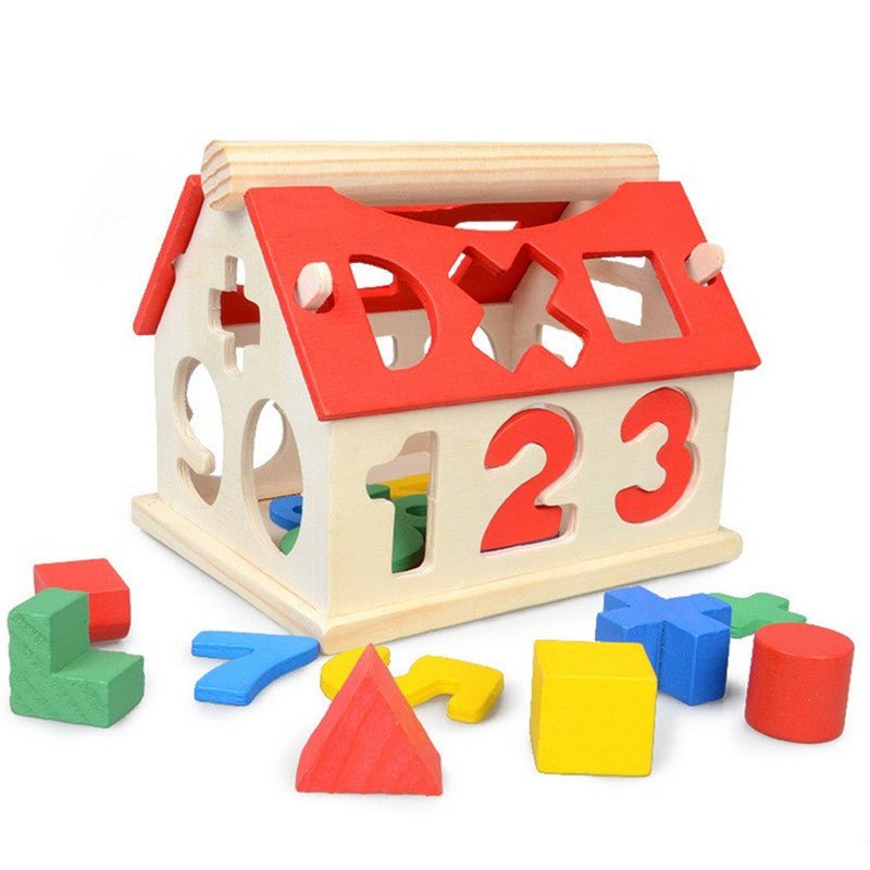 Children's building block toys, educational digital house toys - AGB LuxeDrop