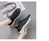 Flat Sneakers Women's Shoes Spring And Autumn Net Shoes Wild Breathable Casual Shoes Female Korean Students Running Shoes Old Shoes - AGB LuxeDrop
