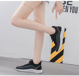 Flat Sneakers Women's Shoes Spring And Autumn Net Shoes Wild Breathable Casual Shoes Female Korean Students Running Shoes Old Shoes - AGB LuxeDrop