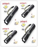USB Charging Zoom P50 Flashlight - AGB LuxeDrop