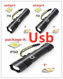 USB Charging Zoom P50 Flashlight - AGB LuxeDrop