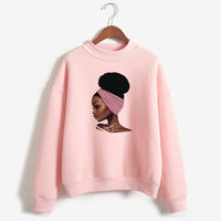 Women Fashion Loose Pink Hoodie