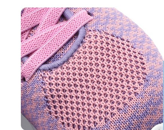 Pure Color Velcro Sneakers Lightweight Running Shoes For Boys And Girls - AGB LuxeDrop