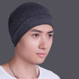 Breathable knitted men's and women's thin night cap - AGB LuxeDrop
