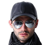 Faux Leather Black Hat - AGB LuxeDrop