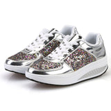 Sequin women's sneakers - AGB LuxeDrop