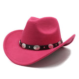 Minority Style Woolen Western Couple Cowboy Hats - AGB LuxeDrop