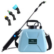 1Pc 1.3Gallon Electric Plant Sprayer Telescopic Rechargeable Garden Sprayer Automatic Handheld Sprayer With 3 Spray Spouts Shoulder Strap For Cleaning Sterilization