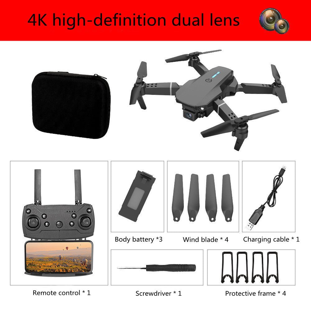 E88 Drone Photography Of High - definition Folding Four Axis - AGB LuxeDrop