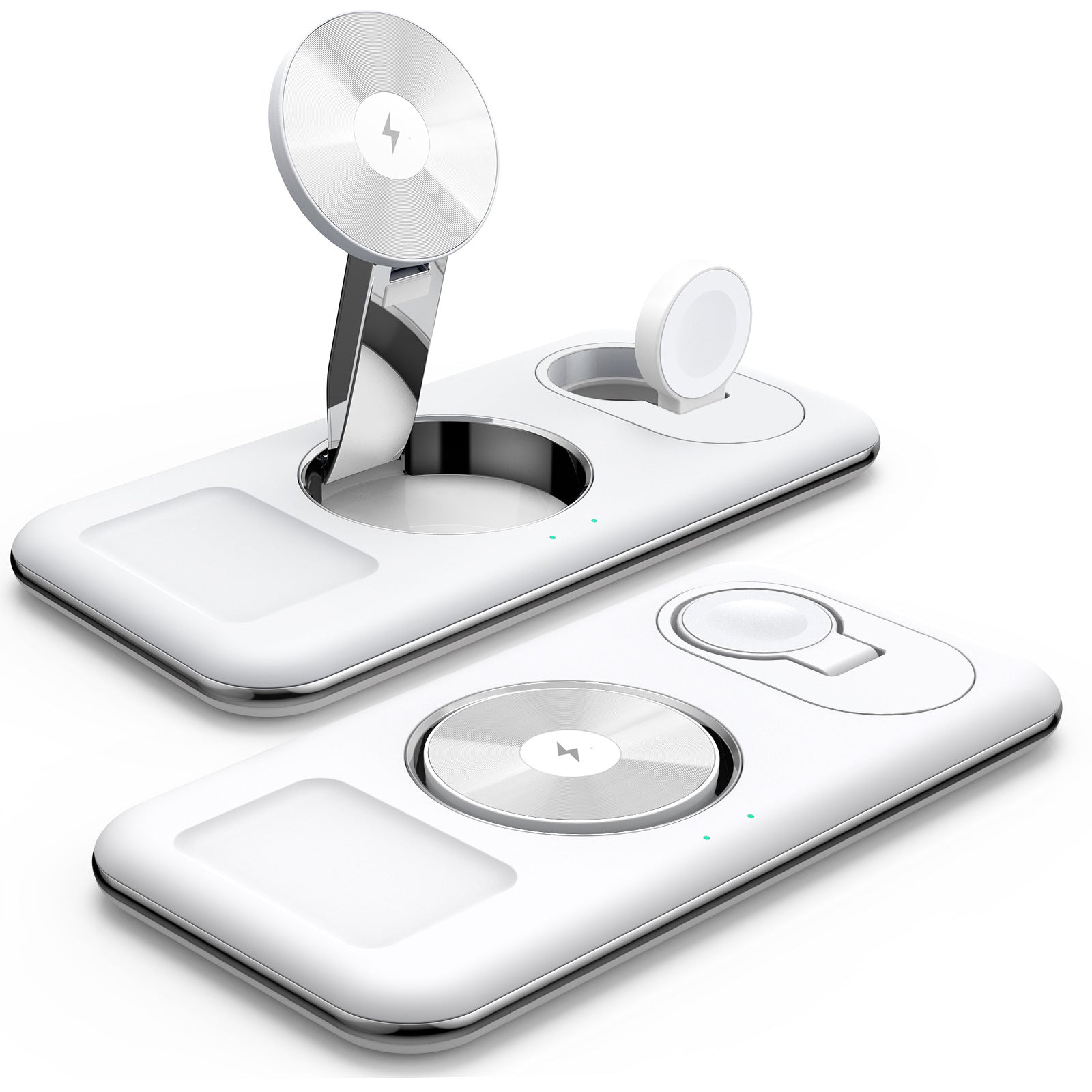 Folding Magnetic Wireless Charger Charger Desktop Bracket - AGB LuxeDrop