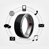 Smart Ring Wearable Device Multifunctional Black High - tech - AGB LuxeDrop