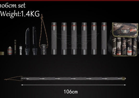 Outdoor Defense Tactical Stick Alpenstock Hiking Camping Equipment Multifunctional Walking Stick - AGB LuxeDrop