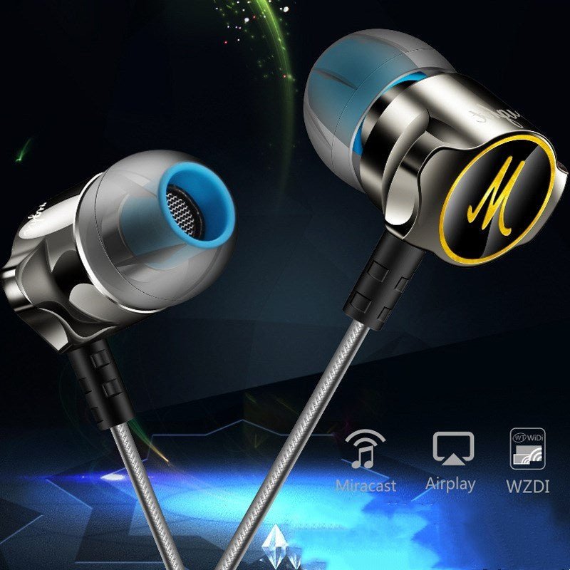 Zinc alloy earphones - AGB LuxeDrop