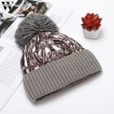Hat Women's Hat Natural Raccoon Fur Pompon Hat - AGB LuxeDrop