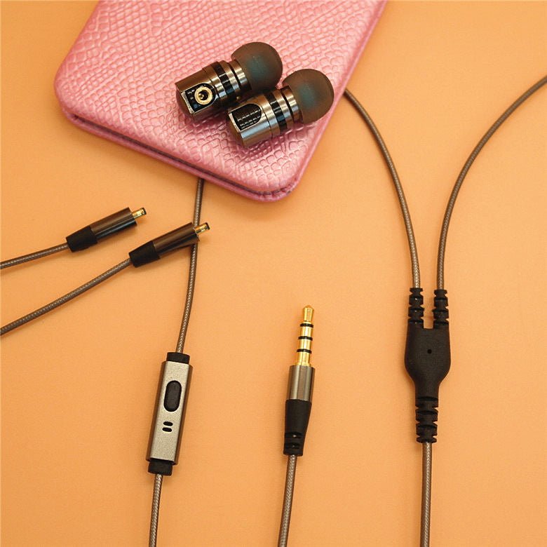 846 in - ear metal earphones - AGB LuxeDrop