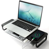 Monitor Lift Stand Laptop Stand Mobile Phone Charging - AGB LuxeDrop