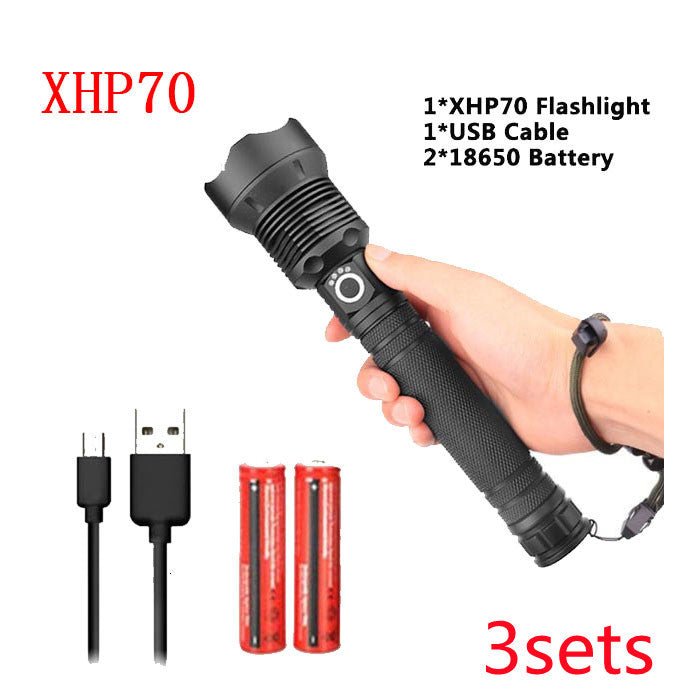 USB Charging Zoom P50 Flashlight - AGB LuxeDrop
