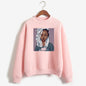 Women Fashion Loose Pink Hoodie