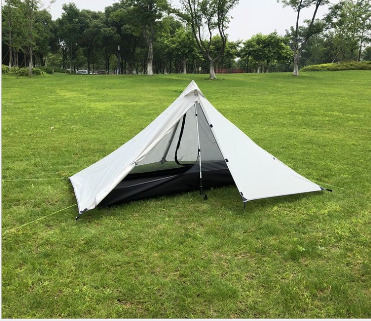 Portable camping pyramid tent single outdoor equipment camping supplies - AGB LuxeDrop