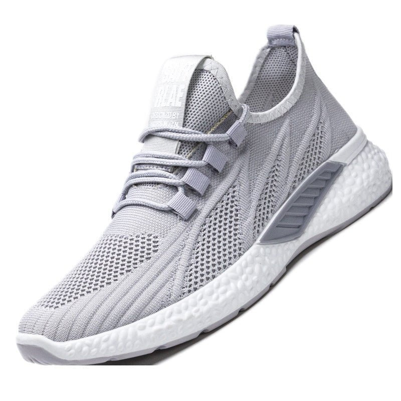 New Spring And Summer Sports Running Shoes Breathable Fly Woven Breathable Comfortable Non - slip Casual Fashion Men's Sneakers - AGB LuxeDrop